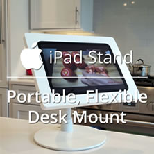 iPad Tablet Flexible Desk Stand : Blend tablets with elegance into your business or home