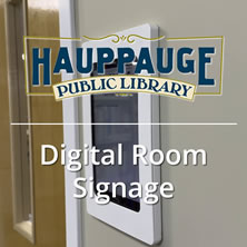 Hauppauge Public Library + VidaBox On-wall Slim Mounts