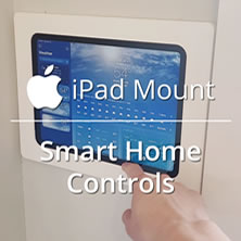 Beautiful Smart Home Controls with iPad Wall VidaMounts