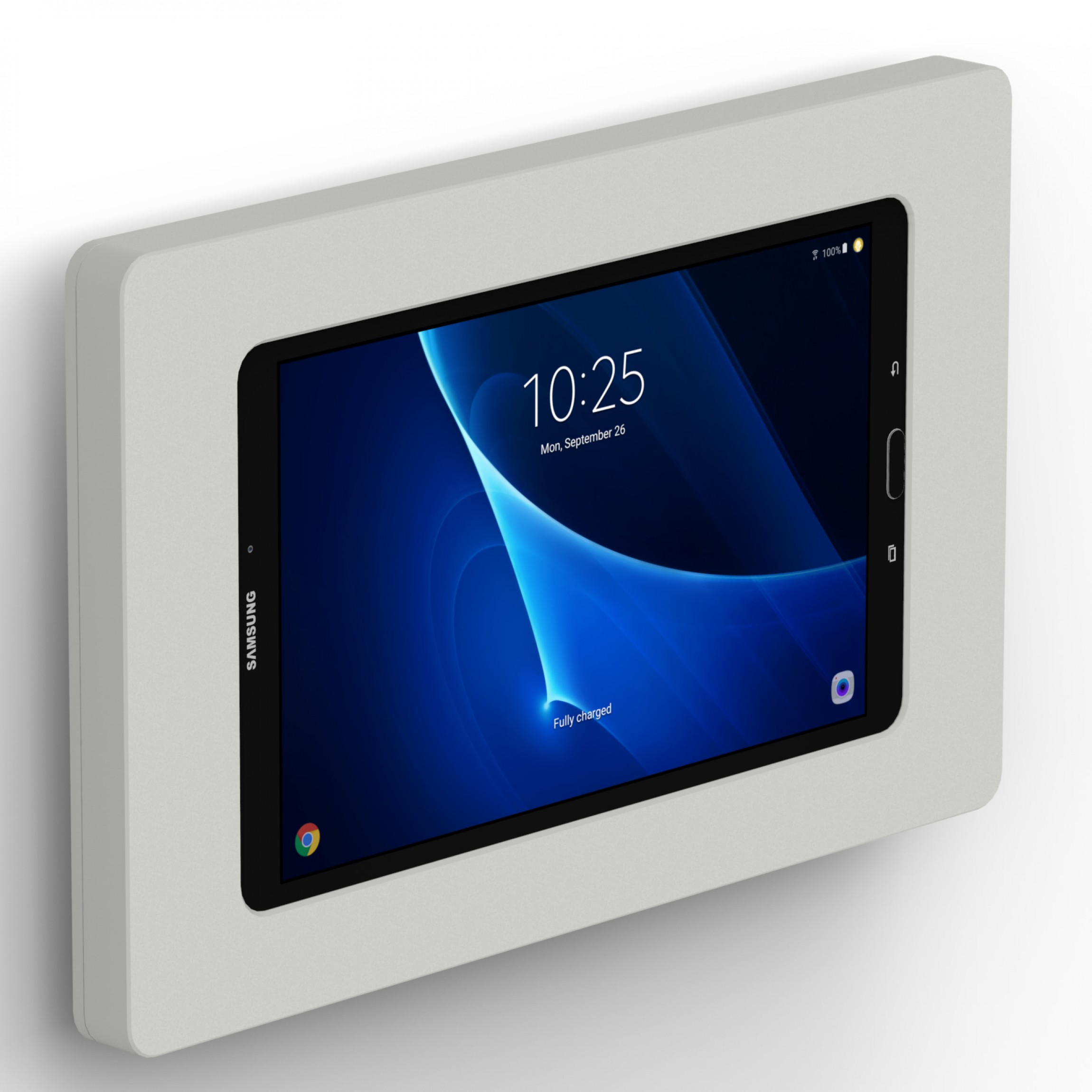 VidaMount Slim Wall Samsung Galaxy Tab Tablet Mount - Light Grey