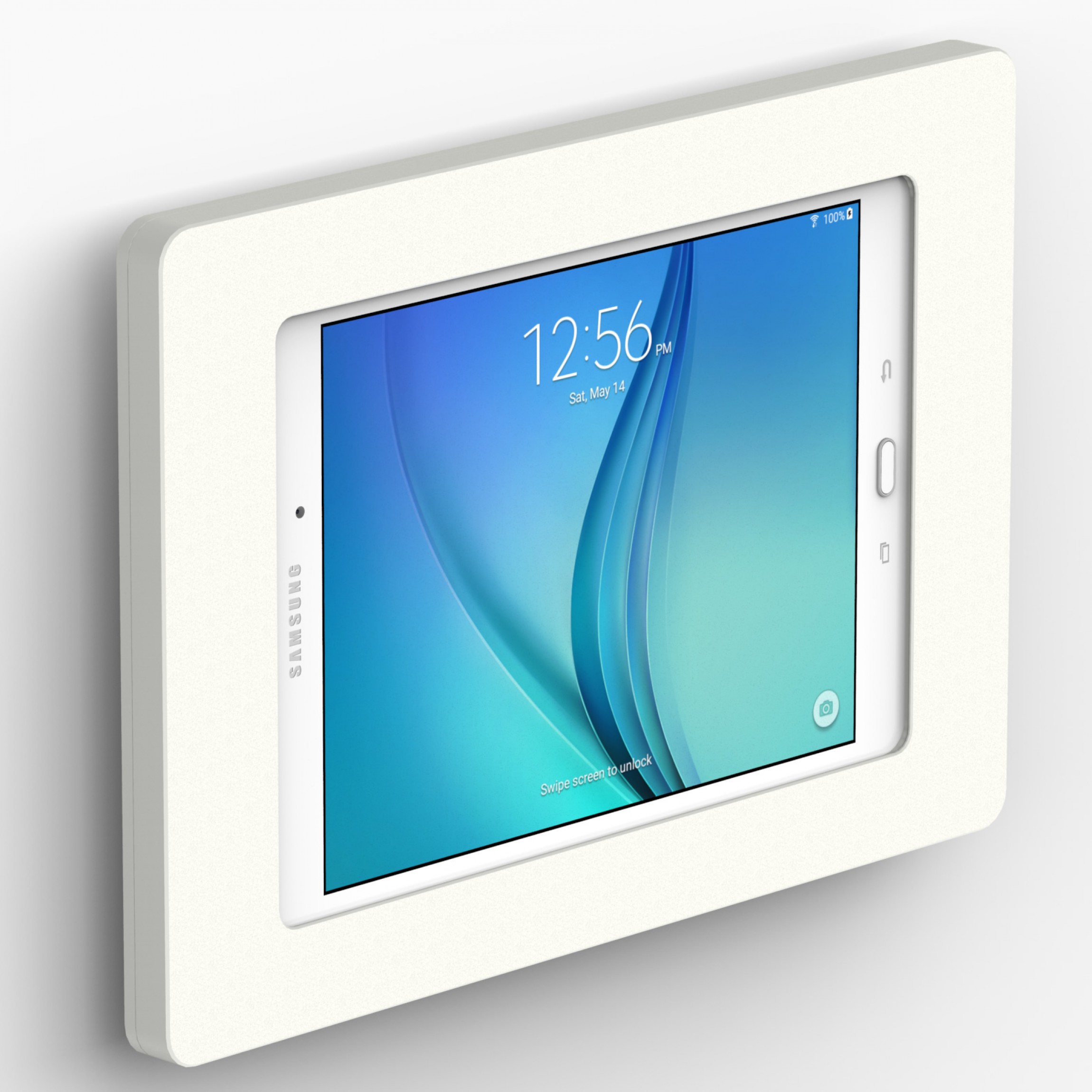 Inconsistent metriek meerderheid VidaMount Fixed Slim Wall Samsung Galaxy Tab A 9.7 Tablet Mount - White