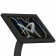 Fixed VESA Floor Stand - 13-inch iPad Pro (M4) - Black [Tablet Front Isometric View]