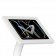 Fixed VESA Floor Stand - 11-inch iPad Pro (M4) - White [Tablet Front Isometric View]