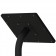 Fixed VESA Floor Stand - 12.9-inch iPad Pro 4th Gen - Black [Tablet Back Isometric View]