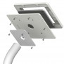 Fixed VESA Floor Stand - iPad Mini 4 - White [Tablet Assembly Isometric View]