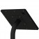 Fixed VESA Floor Stand - 12.9-inch iPad Pro 3rd Gen - Black [Tablet Back Isometric View]