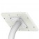 Fixed VESA Floor Stand - Samsung Galaxy Tab A 8.0 - White [Tablet Back Isometric View]