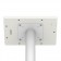 Fixed VESA Floor Stand - iPad Mini 1, 2 & 3 - White [Tablet Back View]