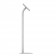 Fixed VESA Floor Stand - 10.9-inch iPad 10th Gen - Light Grey [Full Side View]