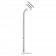 Fixed VESA Floor Stand - 10.9-inch iPad 10th Gen - Light Grey [Full Assembly Side View]