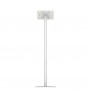 Fixed VESA Floor Stand - iPad Mini 1, 2 & 3 - White [Full Back View]