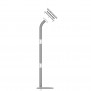 Fixed VESA Floor Stand - Microsoft Surface Pro 8 - Light Grey [Full Assembly Side View]