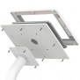 Fixed VESA Floor Stand - 10.2-inch iPad 7th Gen - White [Tablet Assembly Isometric View]