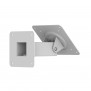 Rear Wall Mounted View, 360 Tilting VESA Surface Mount - White