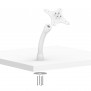 Flexible Desk/Wall Surface Mount - White [Behind-Surface Assembly View]