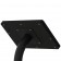 Fixed VESA Floor Stand - Samsung Galaxy Tab A 10.1 (2019 version) - Black [Tablet Back Isometric View]