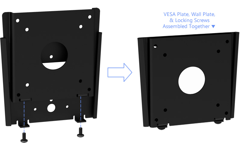 75mm only vesa mount