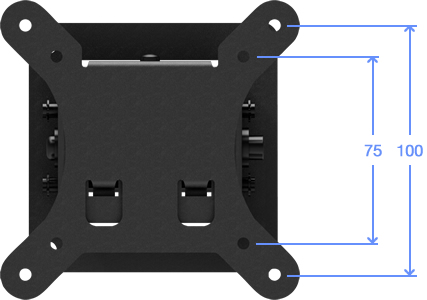 vesa 75x75 wall mount