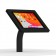 Fixed Desk/Wall Surface Mount - 10.2-inch iPad 7th Gen - Black [Front Isometric View]